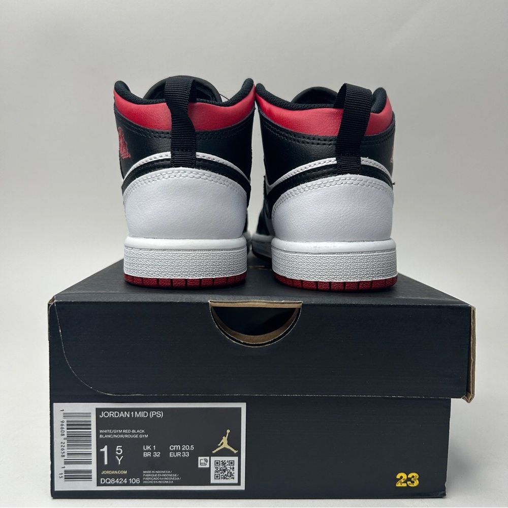 Nike Air Jordan 1 Retro Mid PS “Gym Red/Black Toe” 2023 - Picture 4 of 4